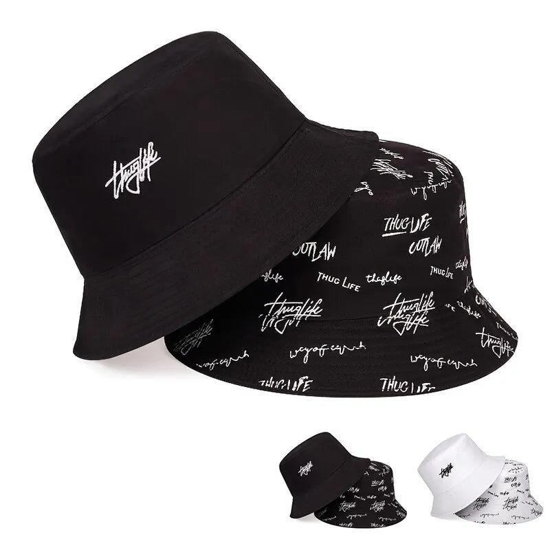 Bucket Hat THUG LIFE 2 em 1